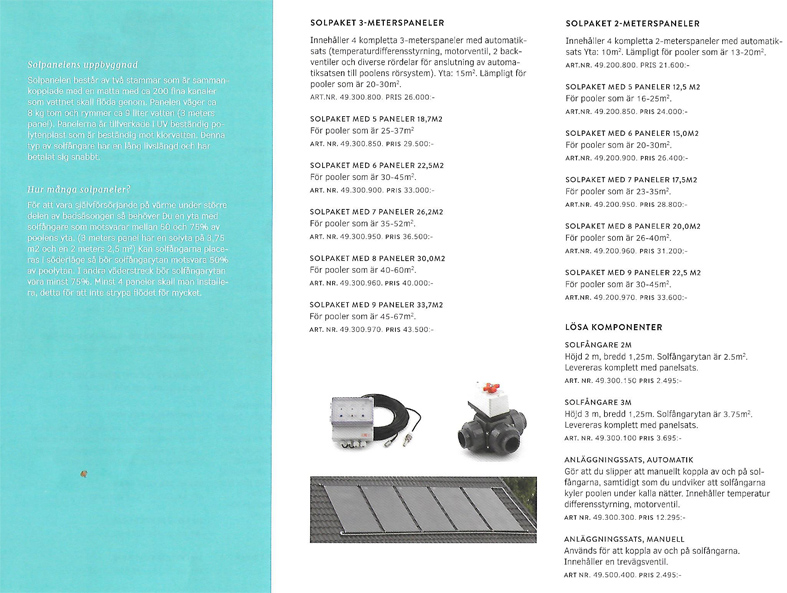 Solfolie & solpaneler — tillval till pool och spabad